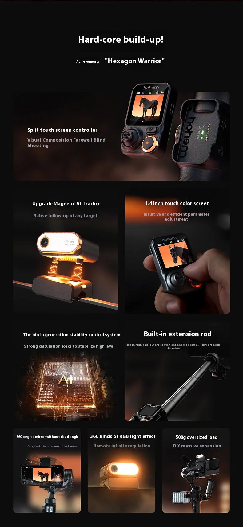 Hohem iSteady M7 Gimbal Stabilizer for Smartphone