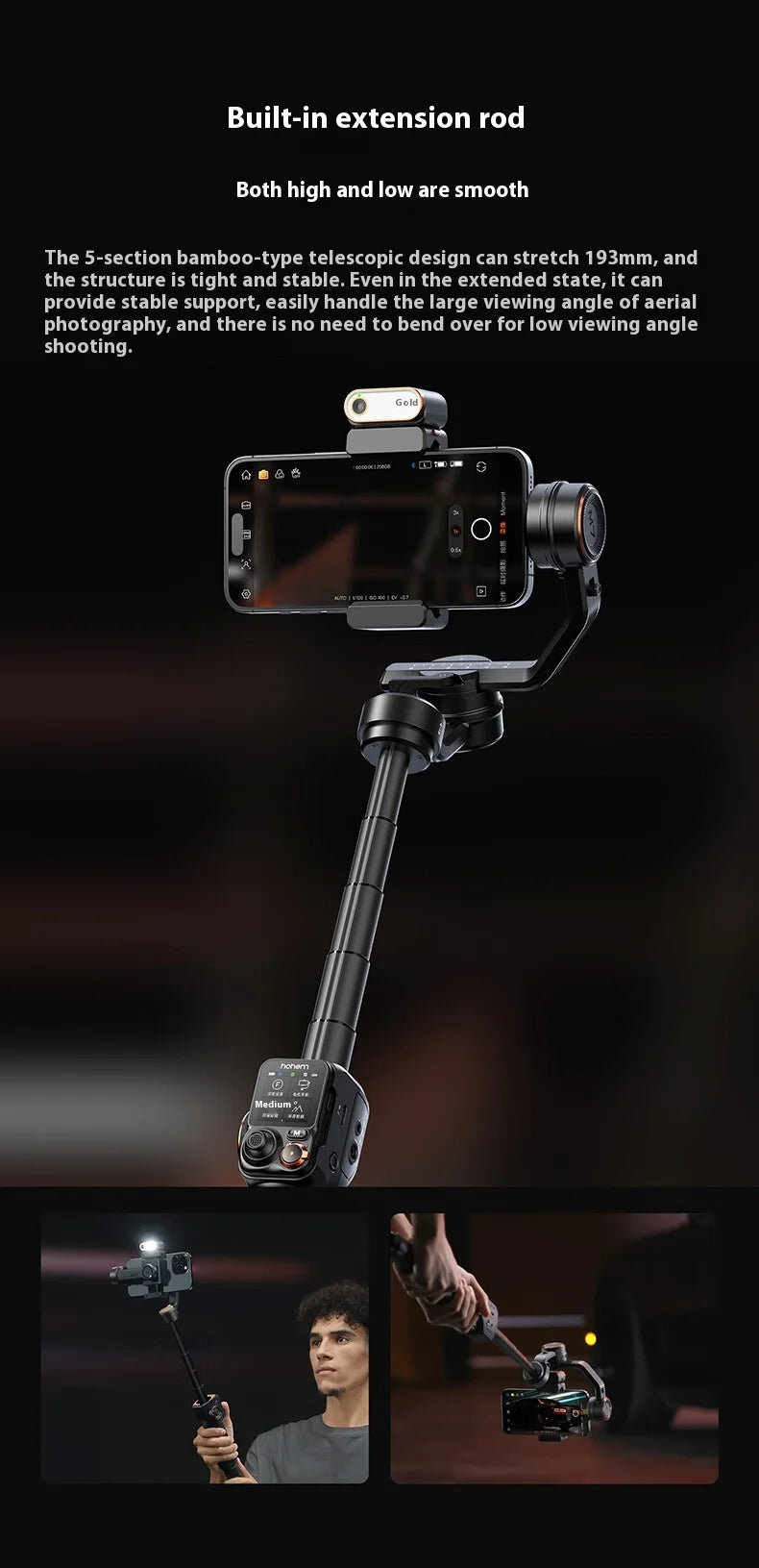 Hohem iSteady M7 Gimbal Stabilizer for Smartphone