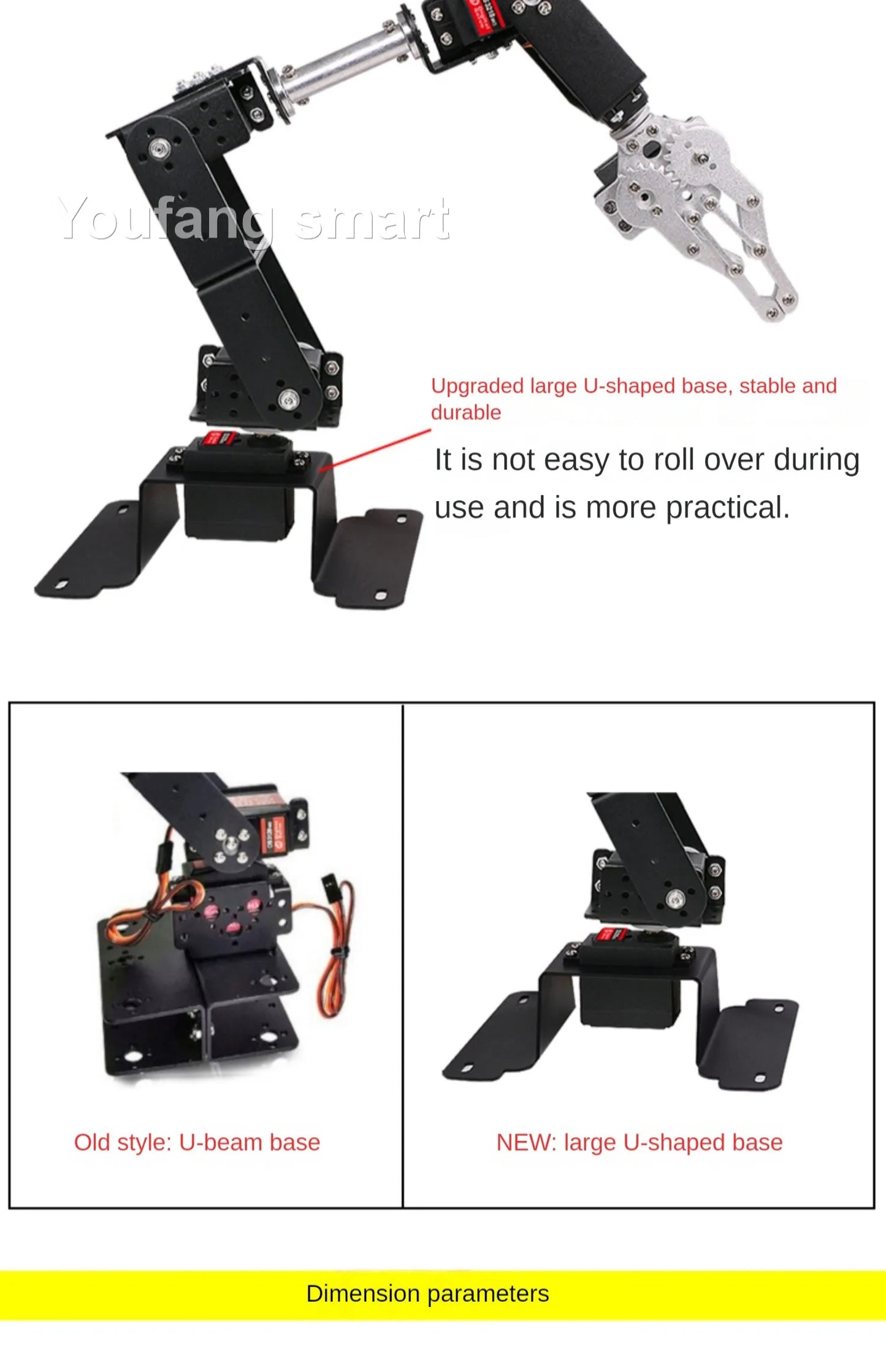 6 DOF DIY Hand Robot Education Programmable Kit