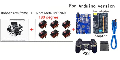 6 DOF DIY Hand Robot Education Programmable Kit