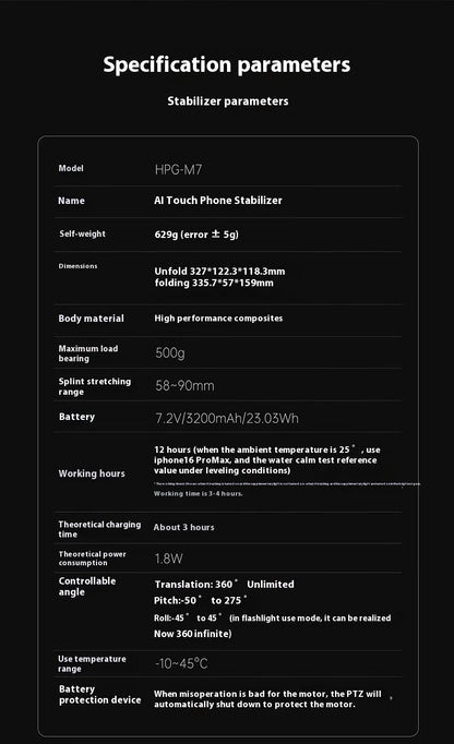Hohem iSteady M7 Gimbal Stabilizer for Smartphone